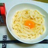 中野うどん学校お土産♪手打ち気分な卵うどん♡